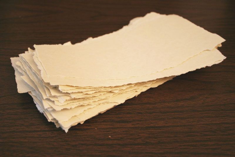 slips of paper